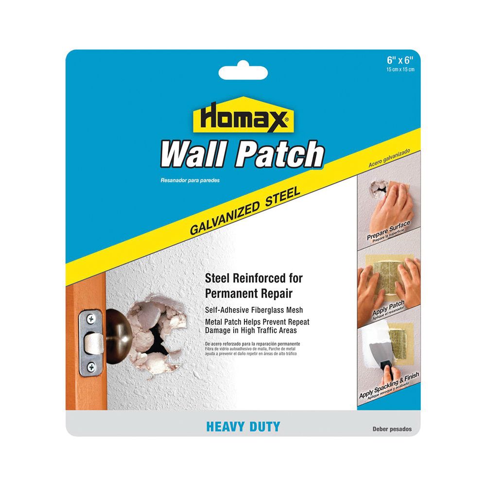 Homax 6 in. x 6 in. Galvanized Steel Wall Repair Patch