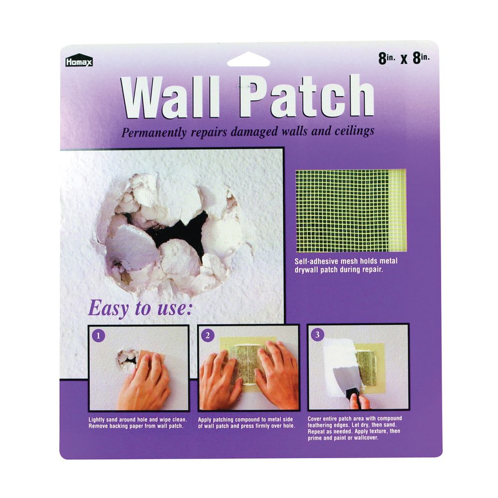 Homax 8 in. x 8 in. Galvanized Steel Wall Repair Patch