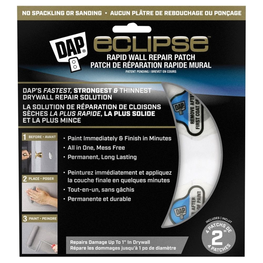 DAP 2 in. Eclipse Clear Rapid Wall Repair Patch