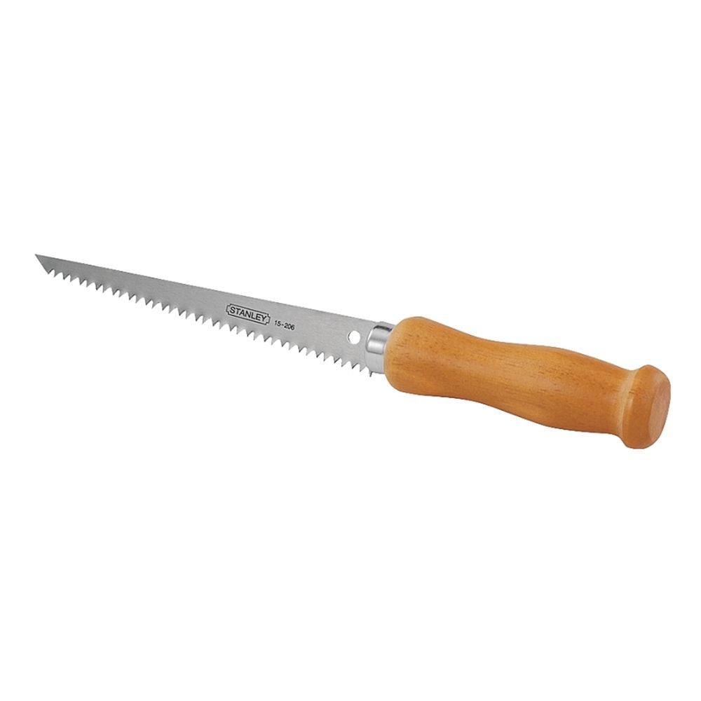 Stanley 6 in. Wood Handle Drywall Jab Saw