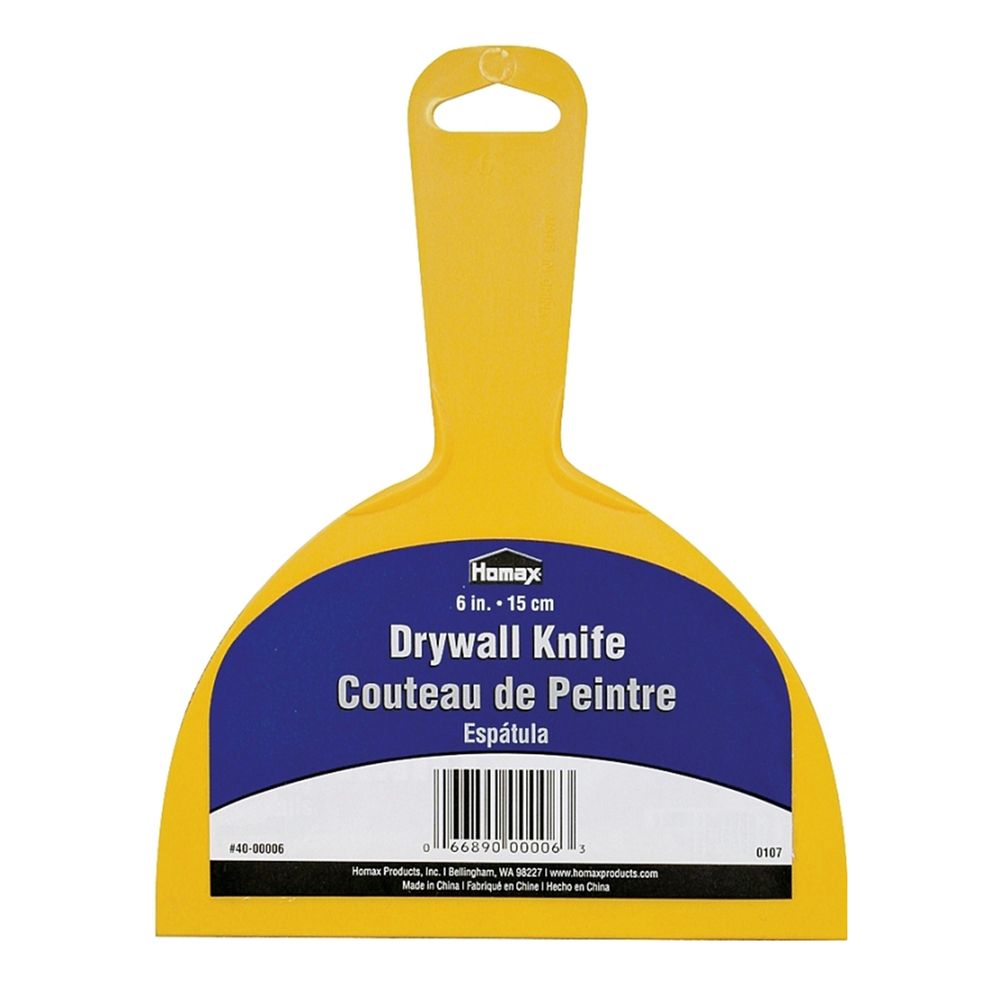 Homax 6 in. Heavy Duty Plastic Drywall Knife