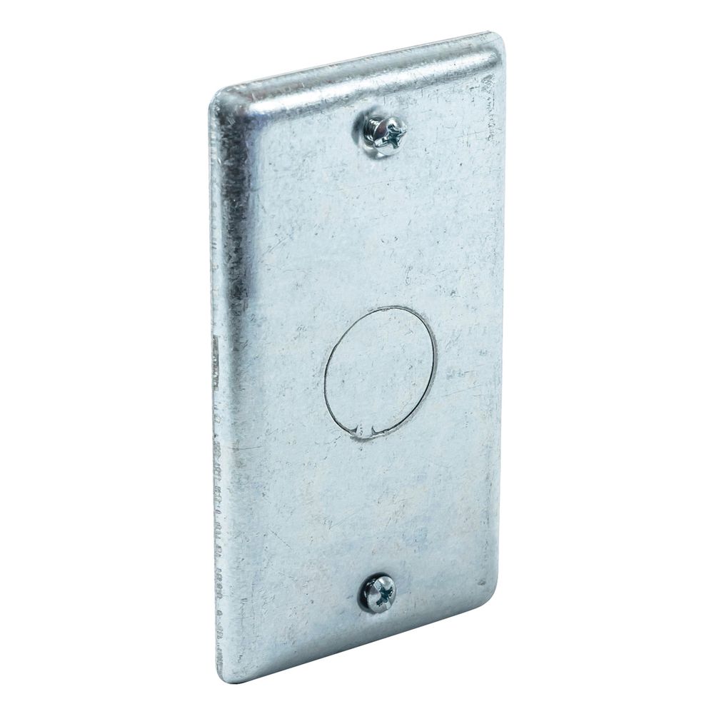 Southwire 4 in. x 2 in. 1/2 in. Knockout Handy Box Cover