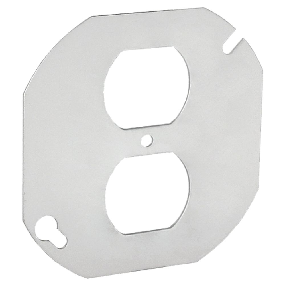 Southwire 4 in. Octagonal Flat Blank Cover