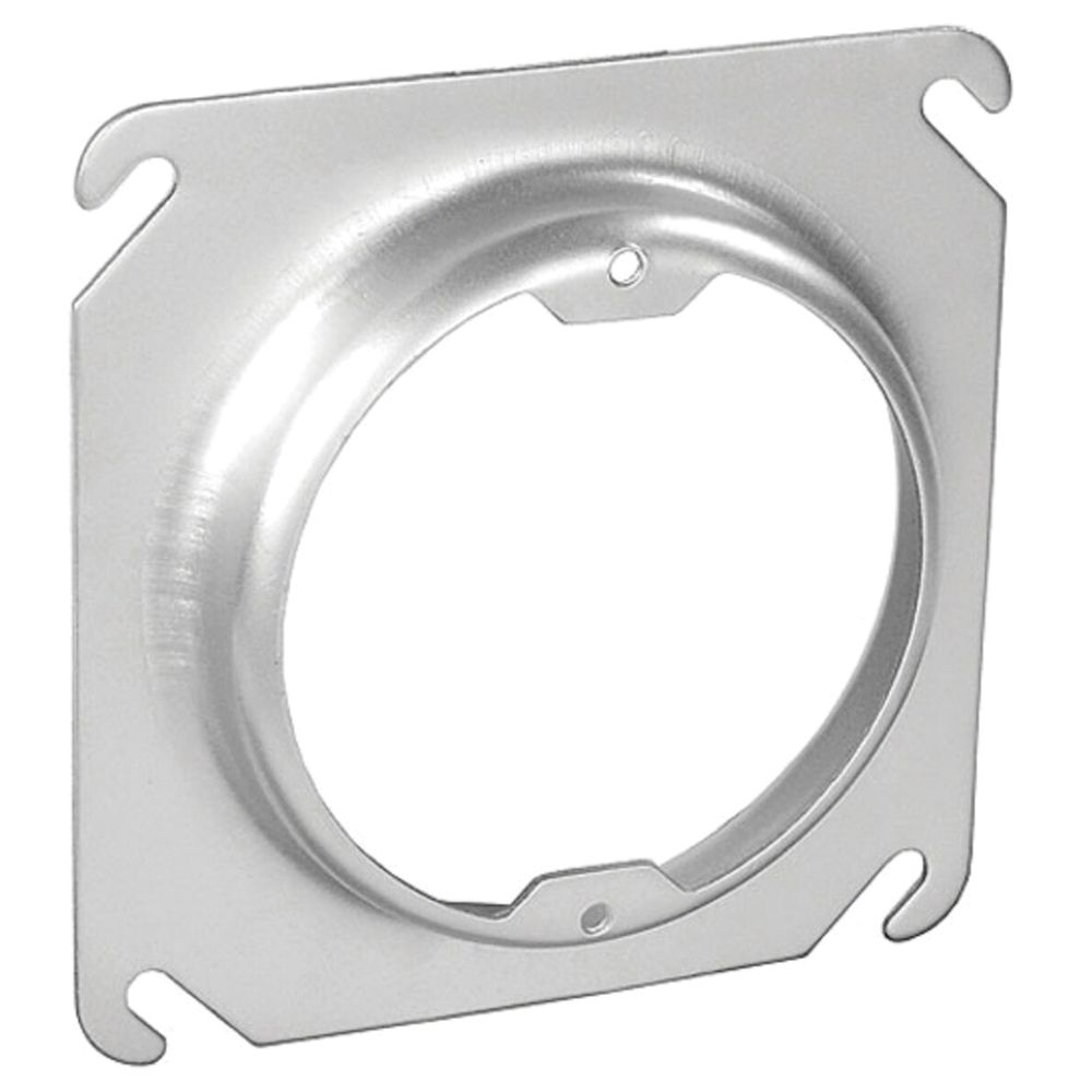 Southwire 4 in. x 3-1/2 in. x 5/8 in. Square to Round Raised Device Ring