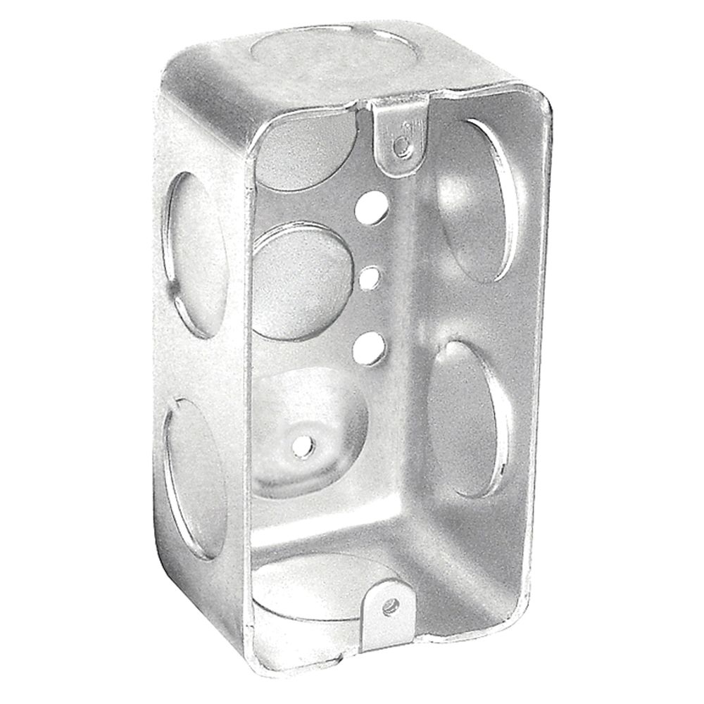 Southwire 4 in. x 2 in. x 1-7/8 in. Galvanized Steel Handy Box
