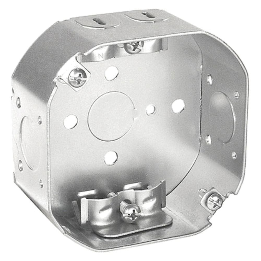 Southwire 4 in. x 1-1/2 in. Octagon Box with NM Clamp