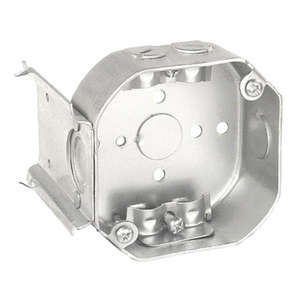 Southwire 4 in. x 1-1/2 in. Octagon Box with J-Bracket