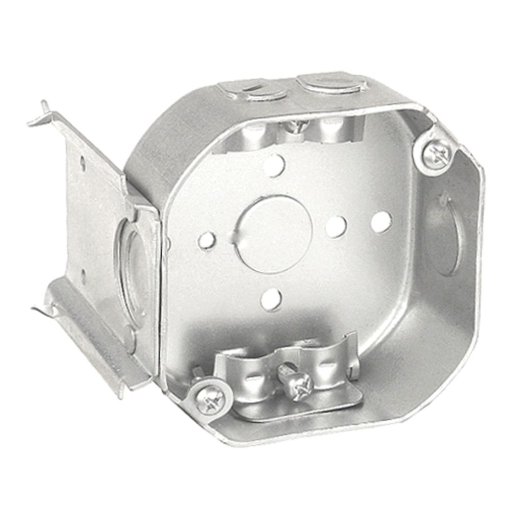 Southwire 4 in. x 2-1/8 in. Octagon Bracketed Box