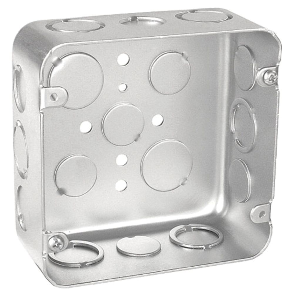 Southwire 4-11/16 in. x 2-1/8 in. Drawn Square Junction Box