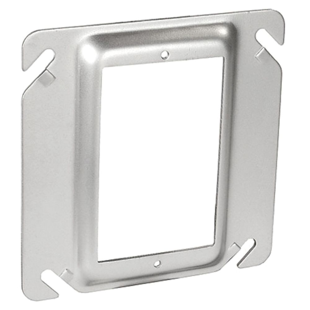 Southwire 4 in. x 1/4 in. 1-Gang Raised Square Device Ring