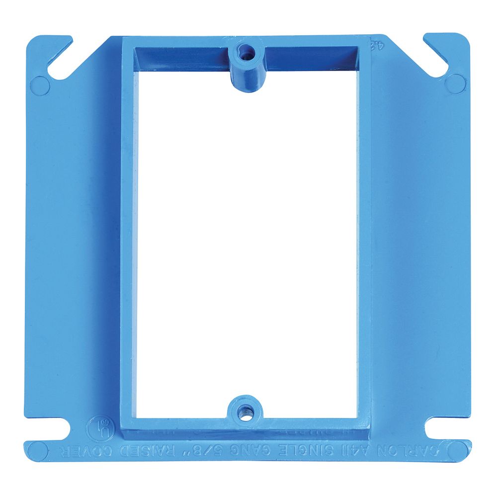 Carlon 4 in. 1-Gang Square Electrical Box Cover