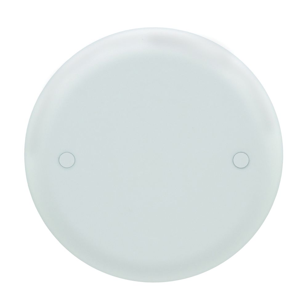 Carlon 4 in. Round Blank Ceiling Box Cover