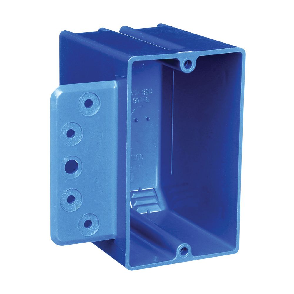Carlon 1-Gang PVC Outlet Box with Bracket