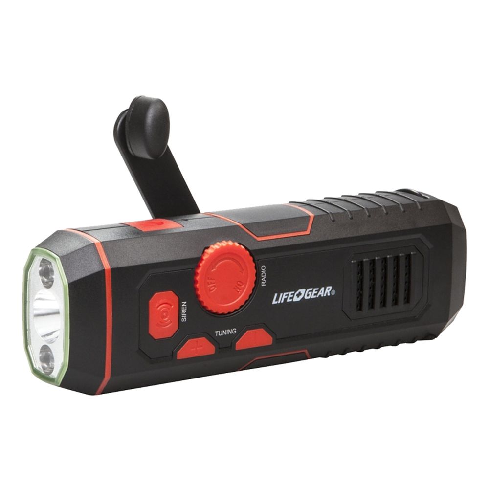 Dorcy Stormproof Crank Radio Flashlight with Power Bank