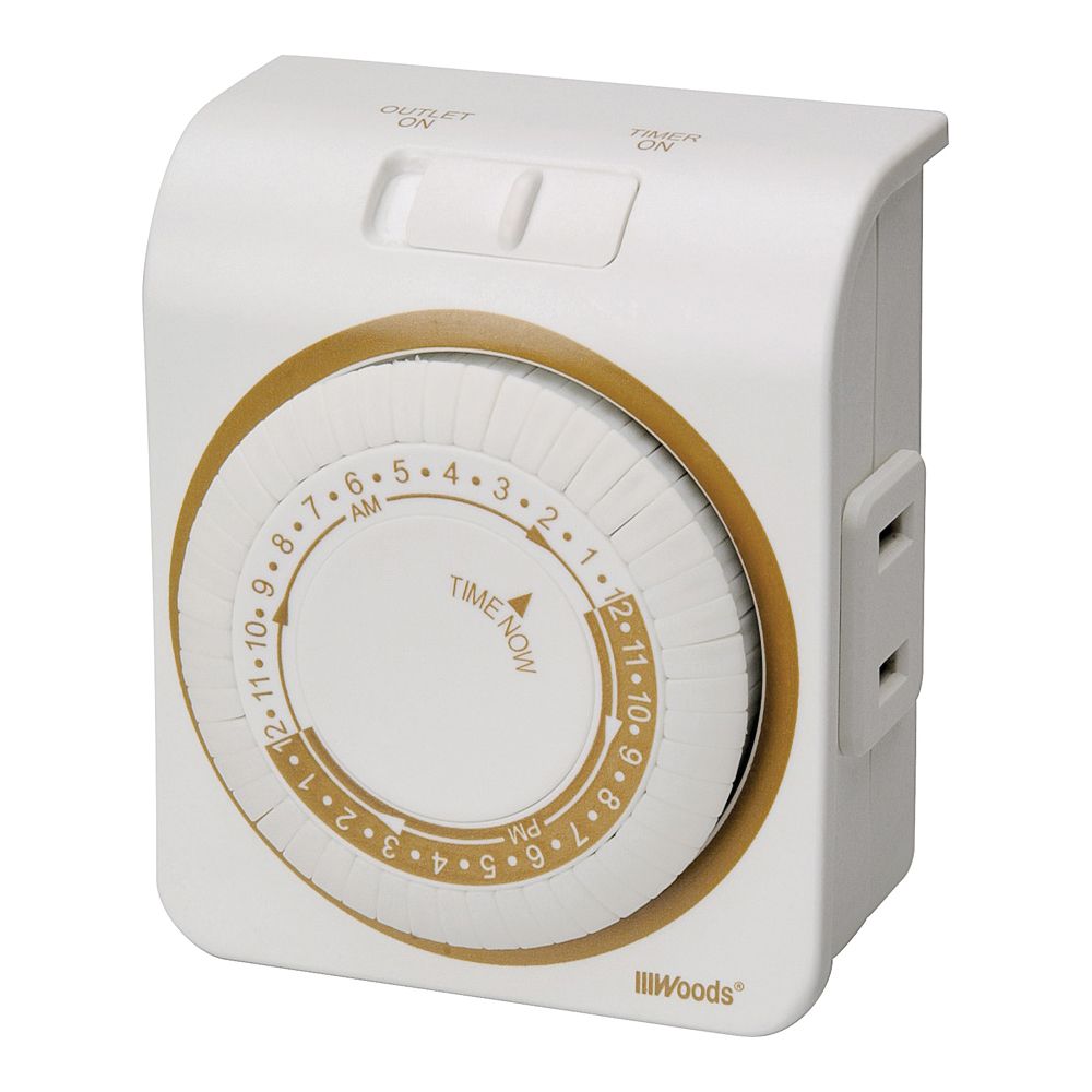 Woods Indoor Daily Mechanical Timer