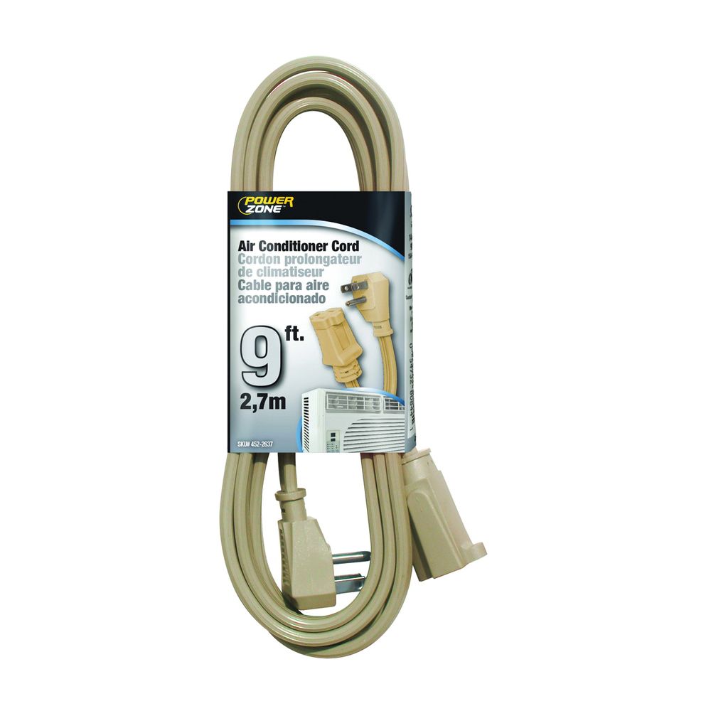 PowerZone 9 ft. 14/3 SPT-3 Air Conditioner Extension Cord