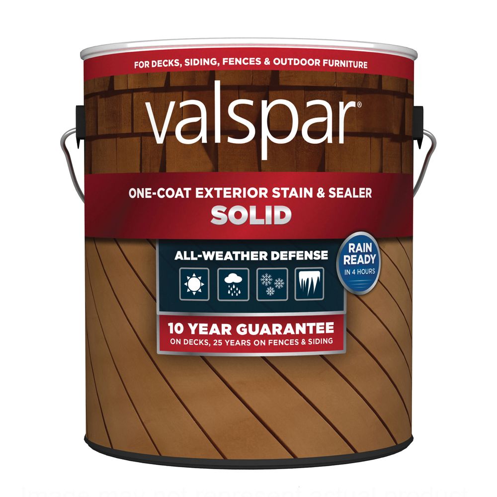Valspar 1 gal. Solid Neutral Base Stain and Sealer