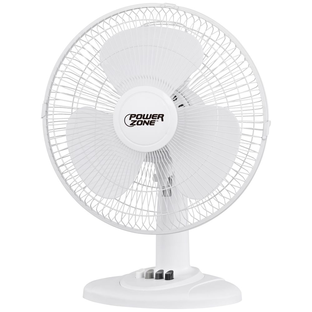 PowerZone 16 in. 3-Speed Oscillating Table Fan