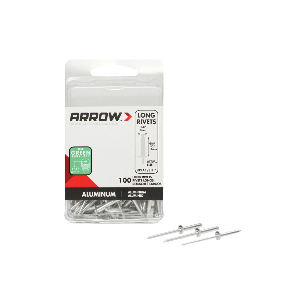 Arrow 1/8 in. x 1/2 in. Long Aluminum Pop Rivet