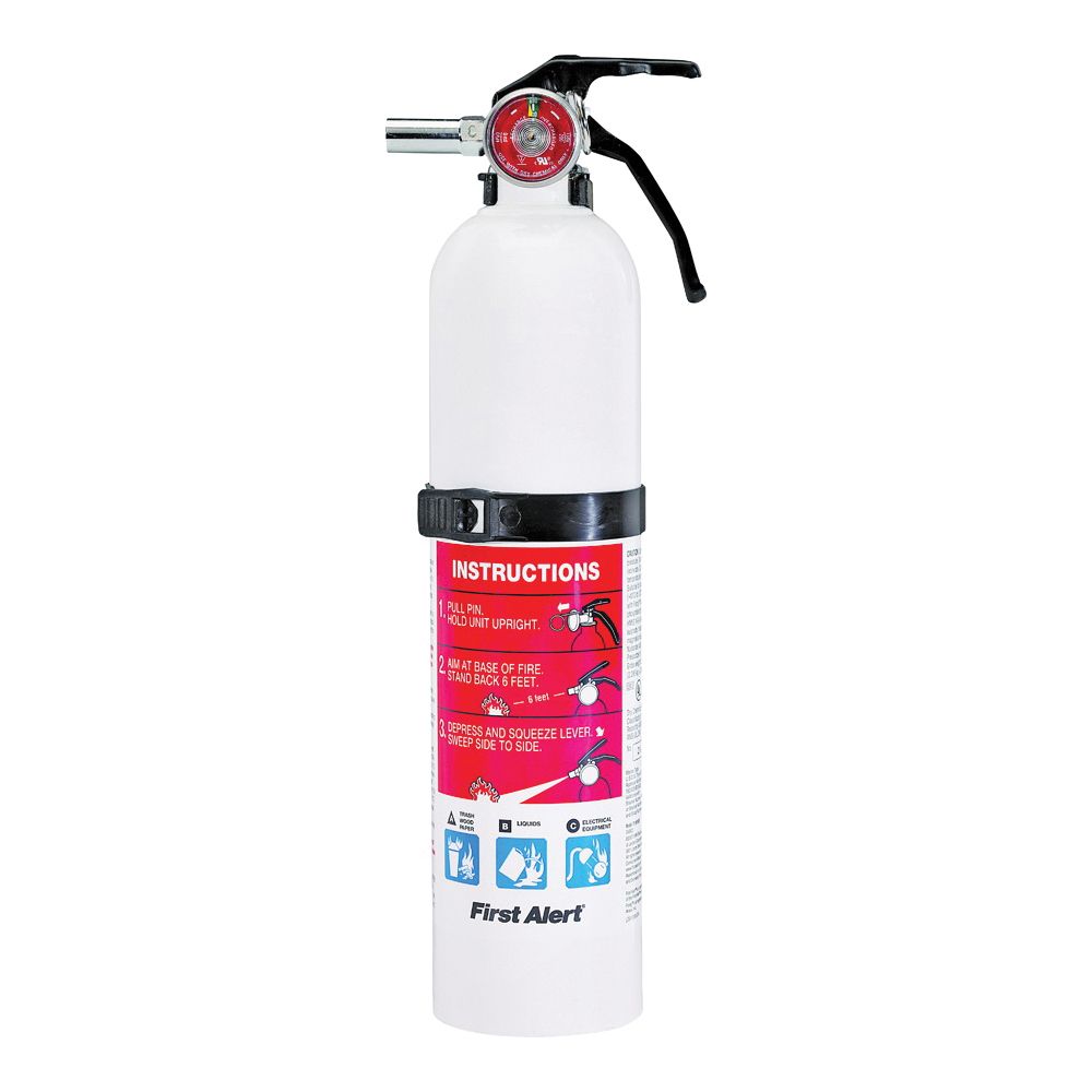 BRK 2-1/2 lb. 1-A:10-B:C Rechargeable Fire Extinguisher