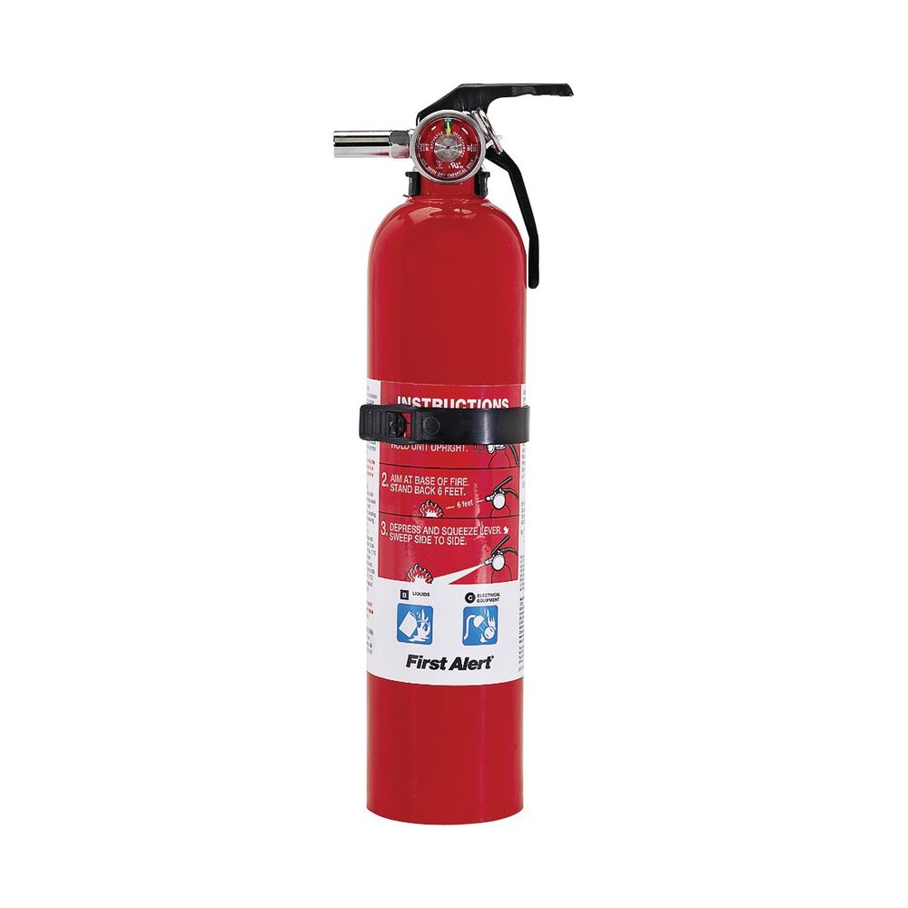 First Alert 2.5 lb. Rechargeable Fire Extinguisher