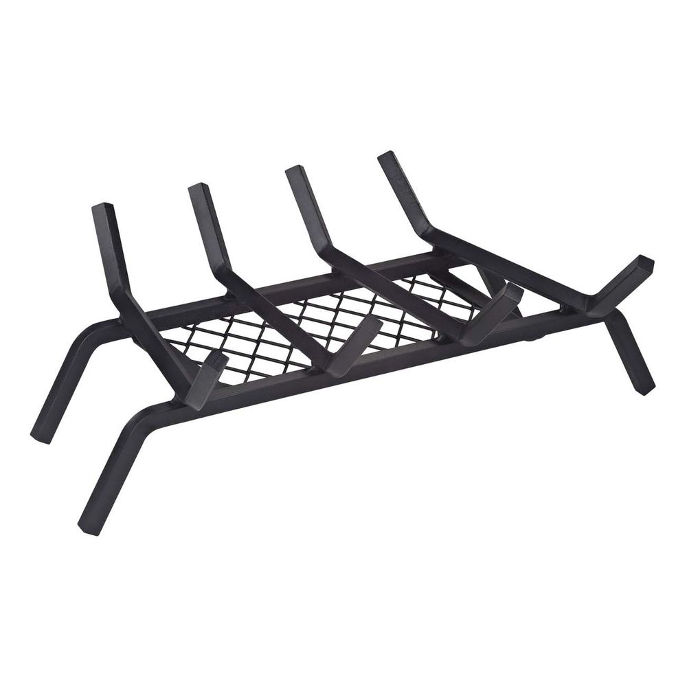Simple Spaces 18 in. Fireplace Grate with Ember Retainer