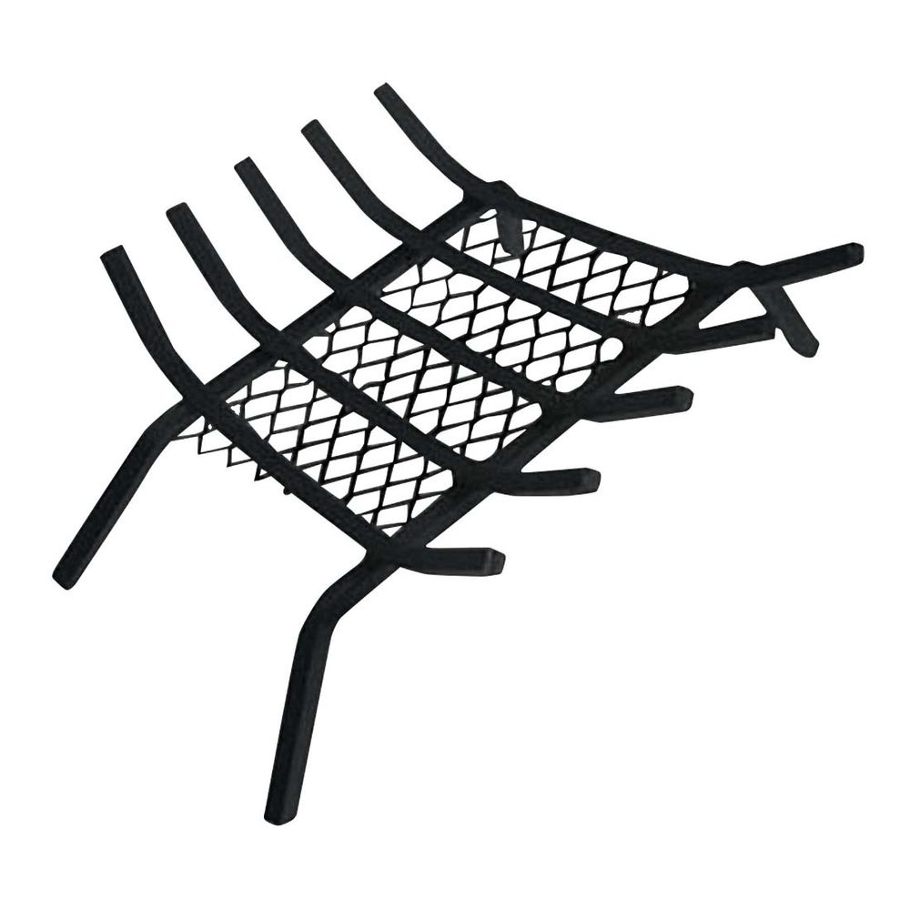 Simple Spaces 27 in. Fireplace Grate with Ember Retainer
