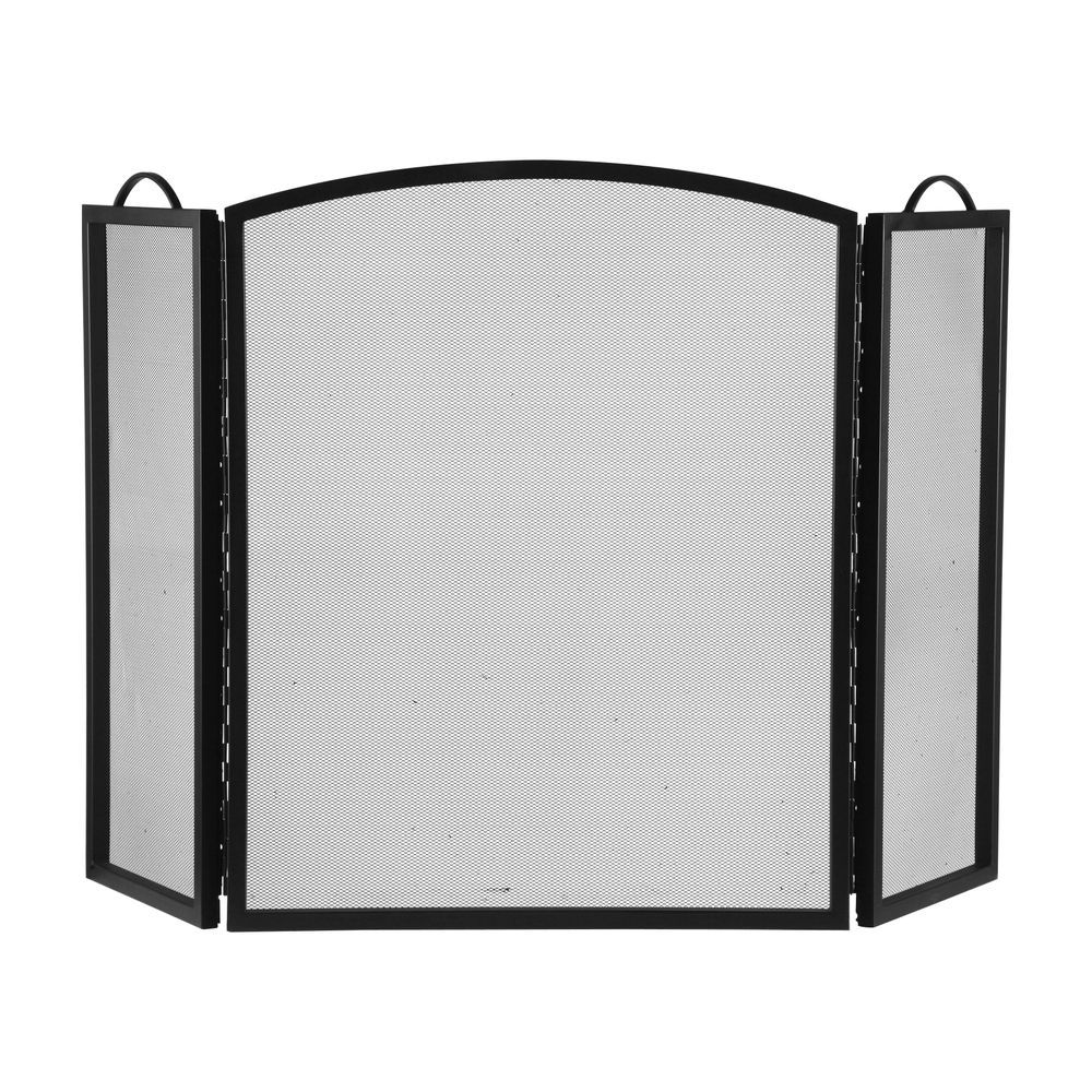 Simple Spaces 32 in. x 51-3/4 in. 3-Panel Fireplace Screen