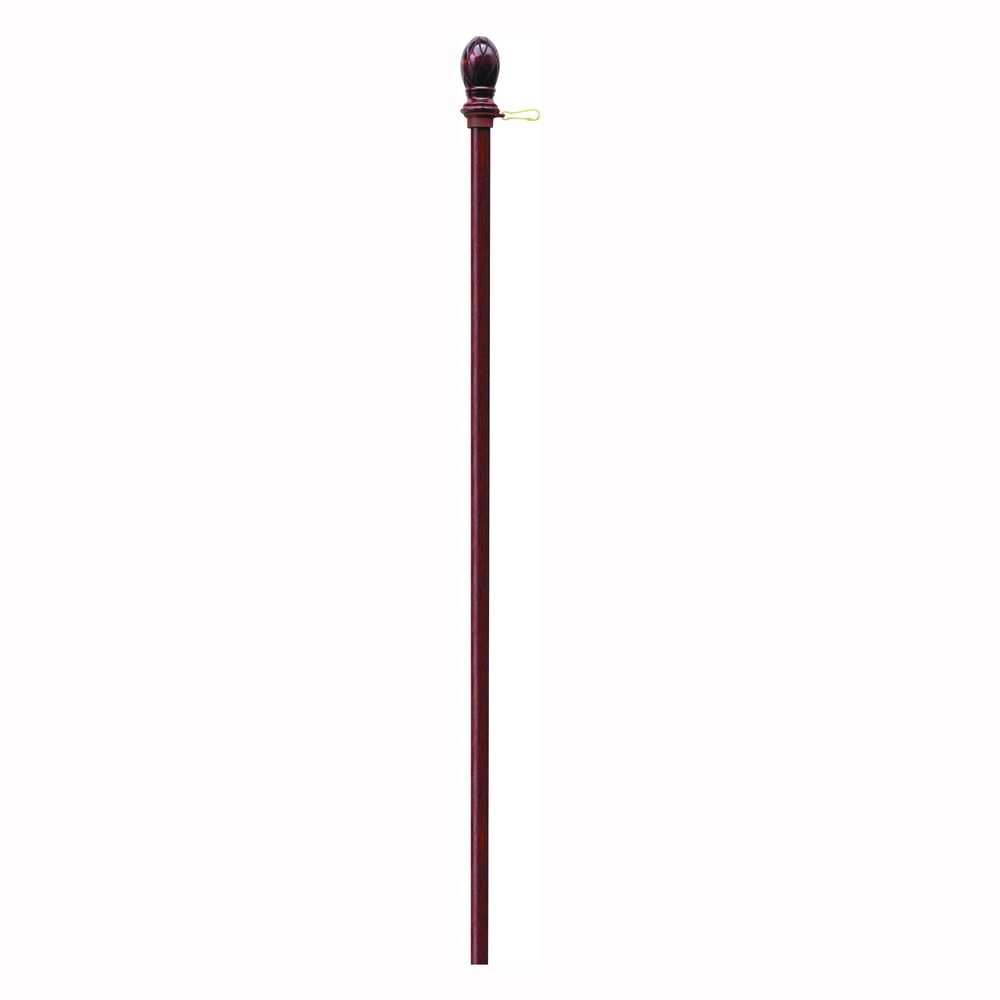 Valley Forge 5 ft. x 1 in. 1-Piece Wood Flag Pole with Ring