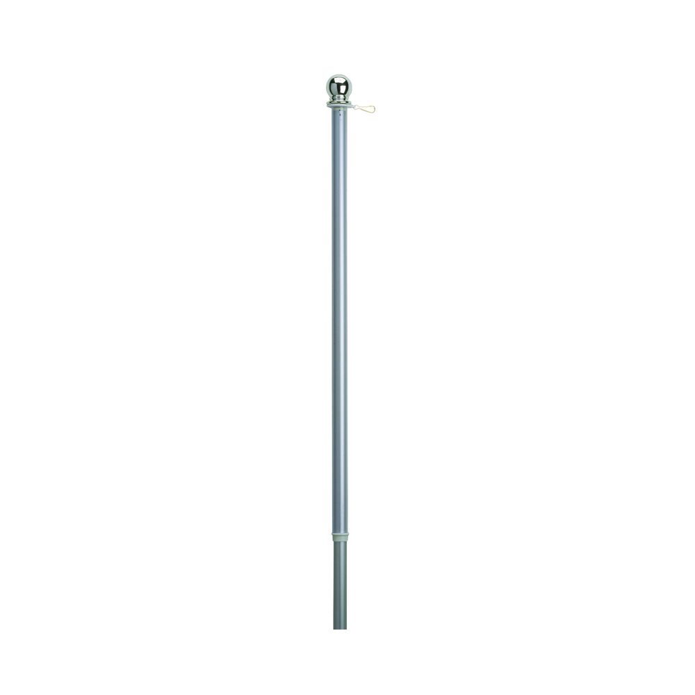 Valley Forge 5 ft. Brushed Aluminum Flag Pole with Ring