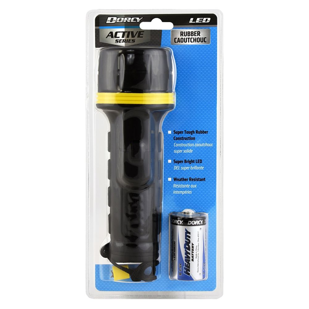 Dorcy 1 D LED Rubber Flashlight