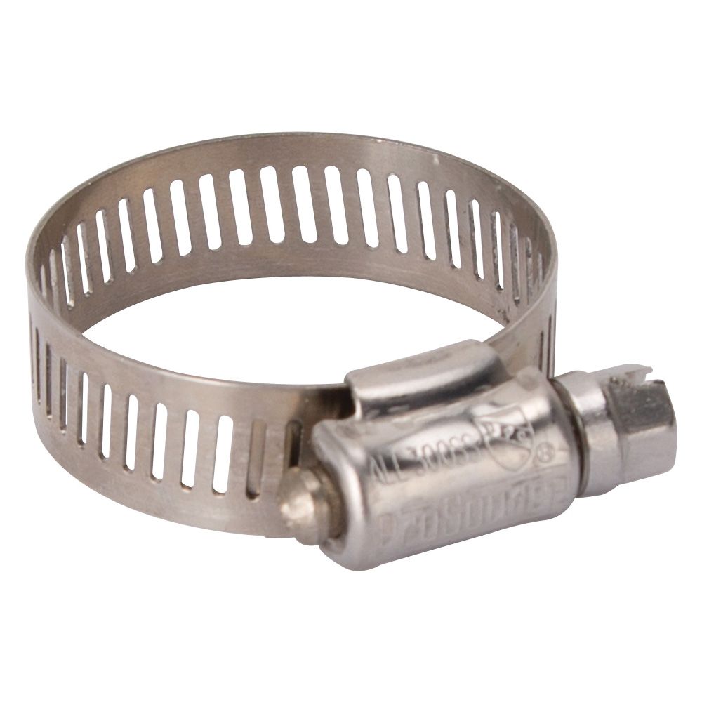 ProSource 13/16 in. to 1-1/2 in. Stainless Steel Interlocked Hose Clamp