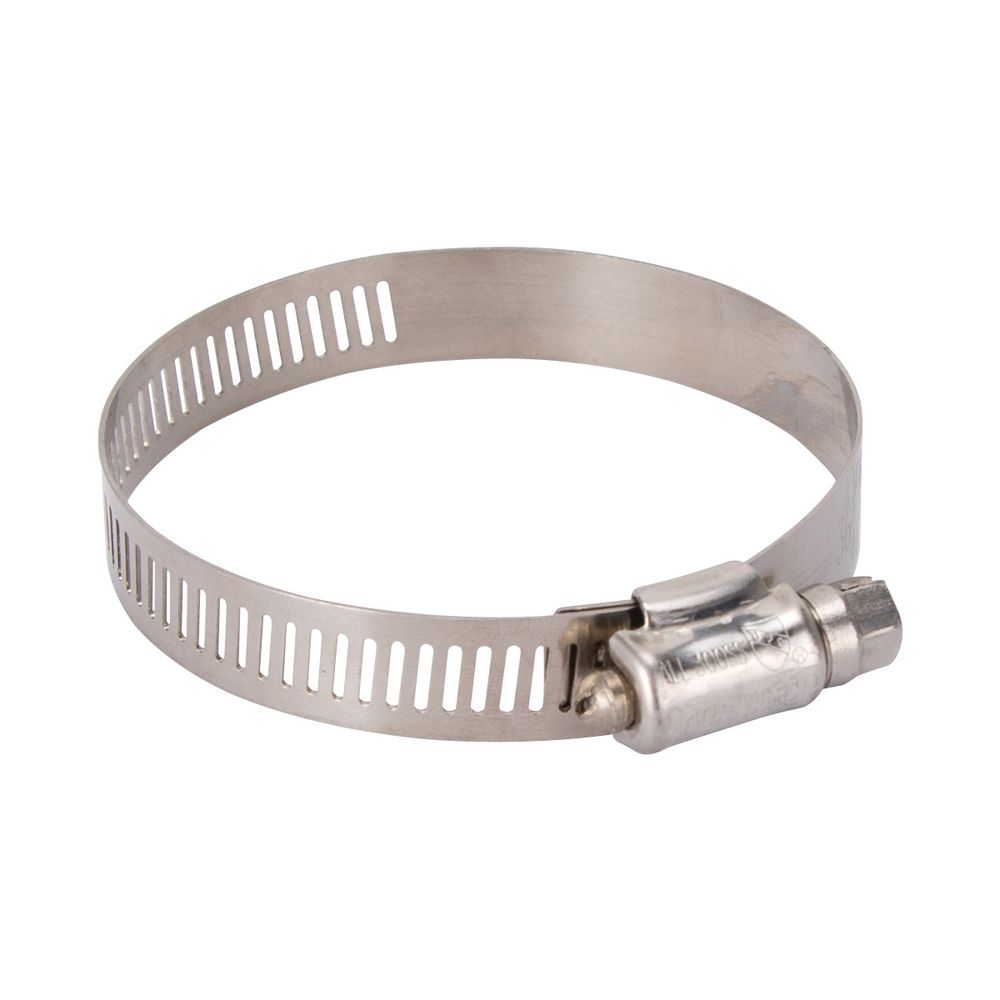 ProSource 2-1/16 in. to 3 in. No. 40 Stainless Steel Interlocked Hose Clamp