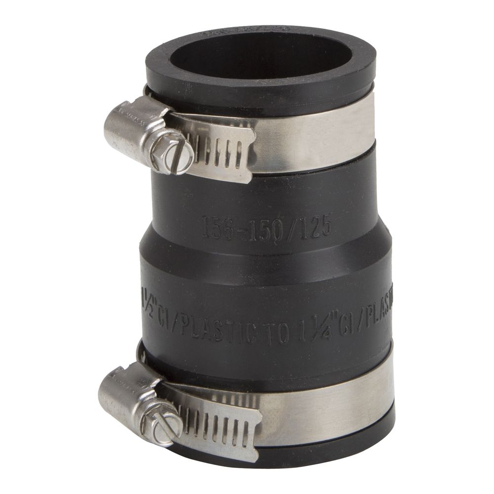 ProSource 1-1/2 in. x 1-1/4 in. Flexible Coupling