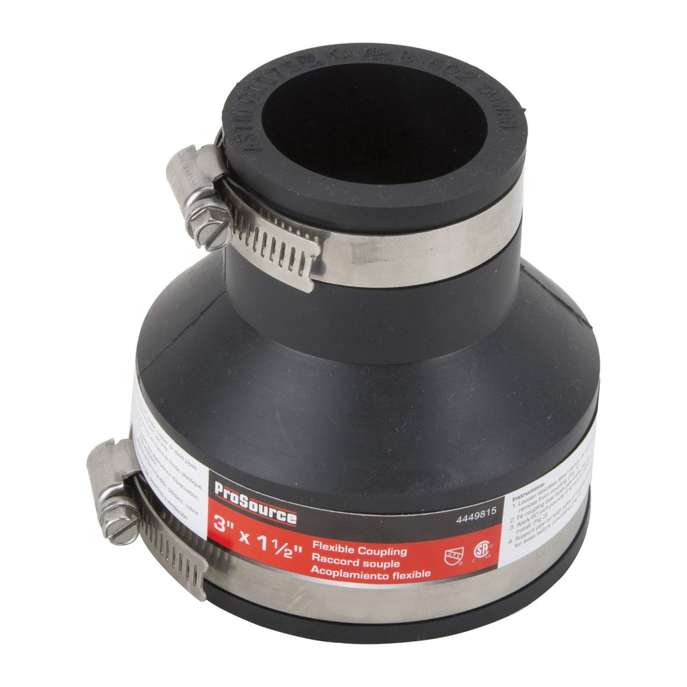 ProSource 3 in. x 1-1/2 in. Flexible Coupling
