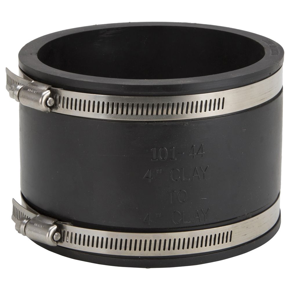 ProSource 4 in. x 4 in. Flexible PVC Coupling