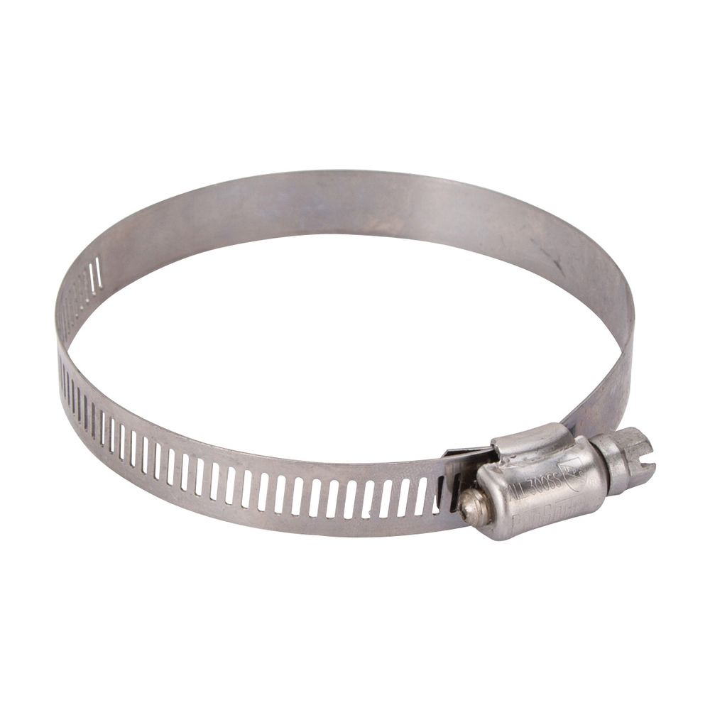 ProSource 2-9/16 in. to 3-1/2 in. Stainless Steel Interlocked Hose Clamp