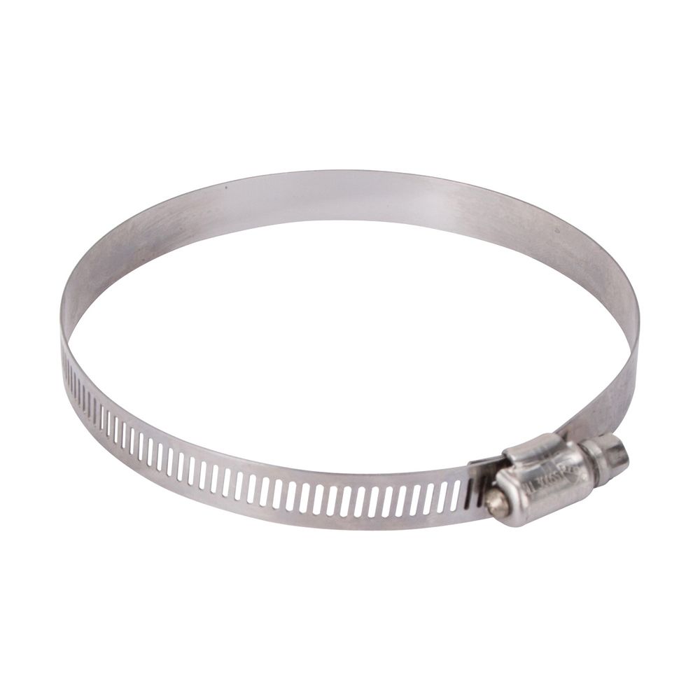 ProSource 3-9/16 in. to 4-1/2 in. Stainless Steel Interlocked Hose Clamp