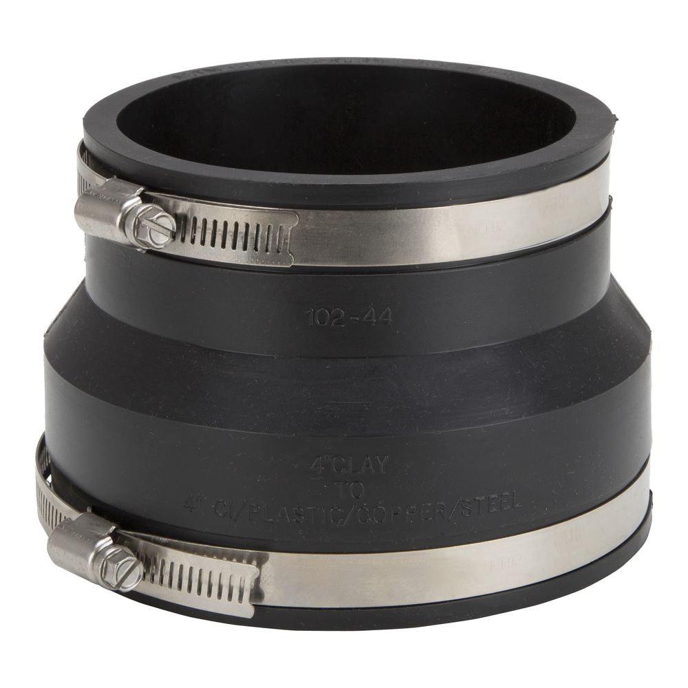 ProSource 4 in. x 4 in. Flexible PVC Coupling