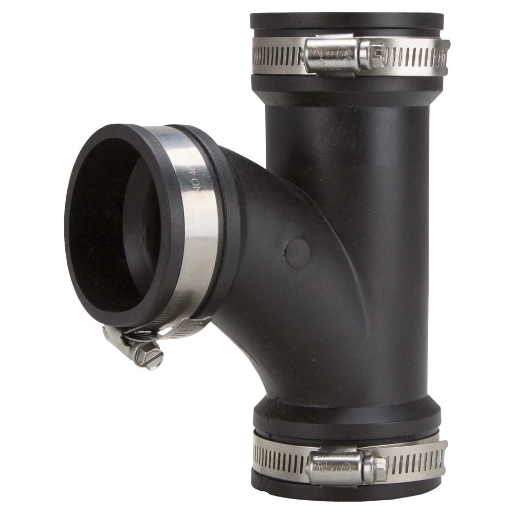 Prosource 2 in. x 2 in. x 2 in. Flexible Pipe Tee
