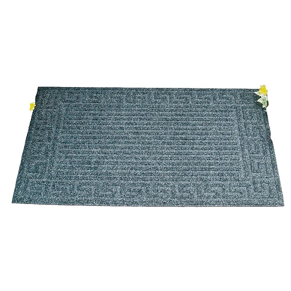 Simple Spaces 18 in. x 30 in. Recycled Rubber Door Mat