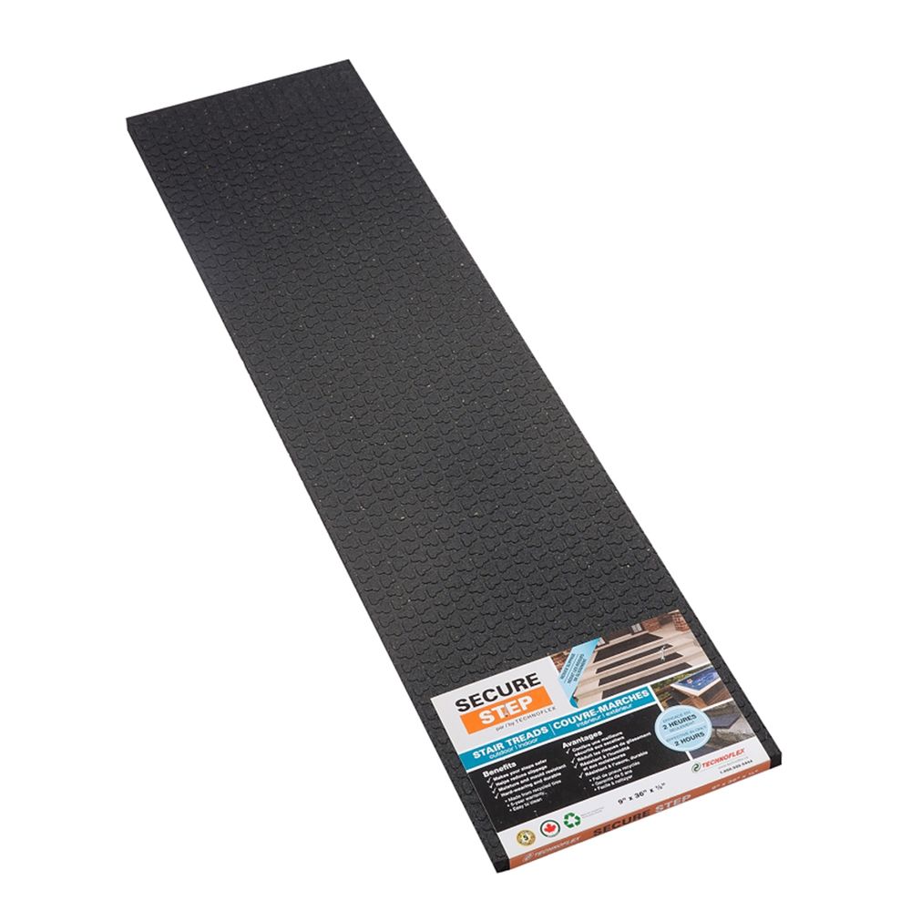 North West Rubber 9 in. x 36 in. Secure Step Stair Tread