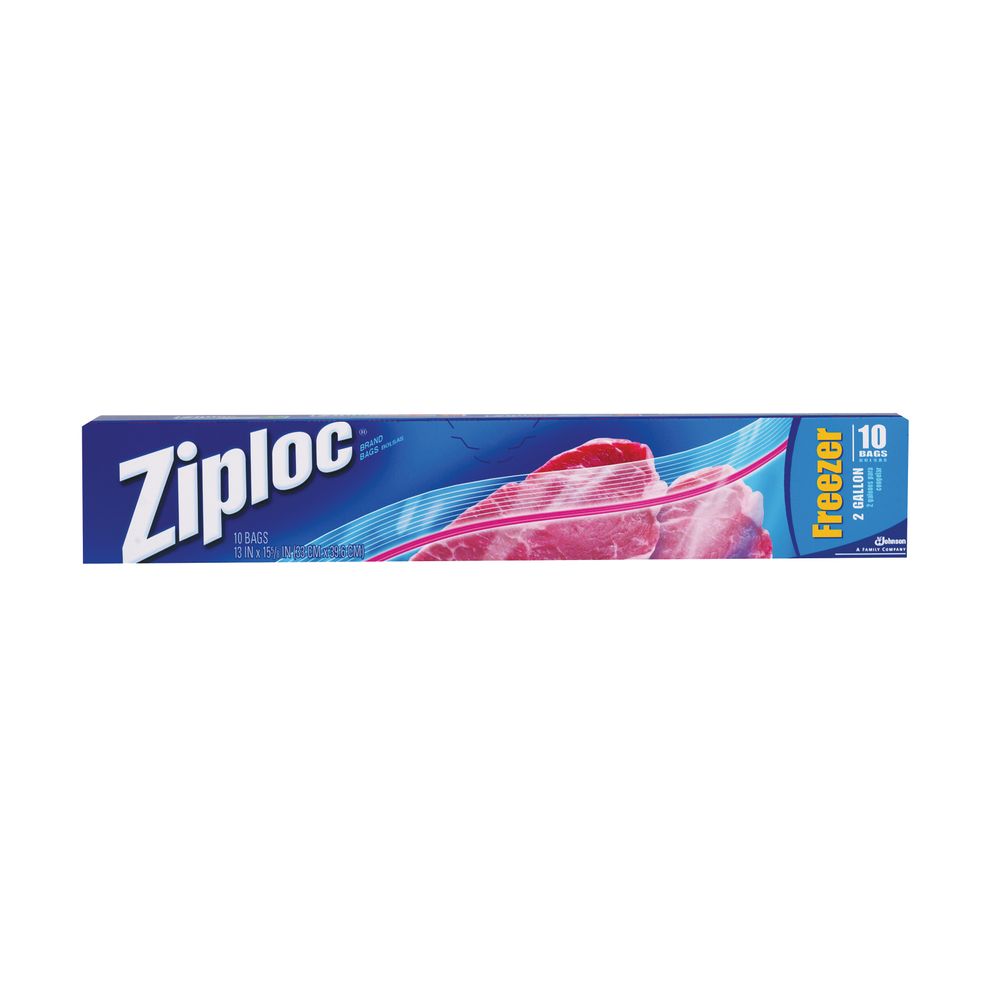 Ziploc 2 gal. Freezer Bags, 10-Count