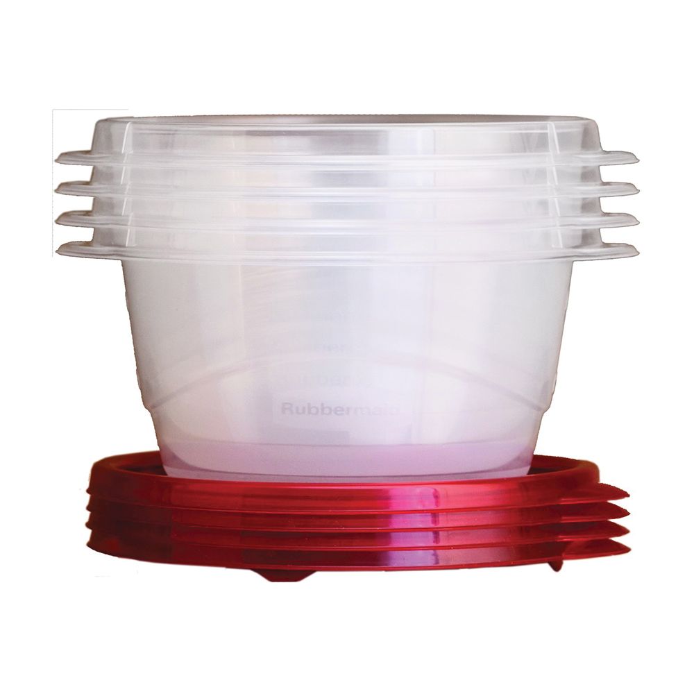 Rubbermaid TakeAlongs 3.2 Cup Round Food Storage Container Set