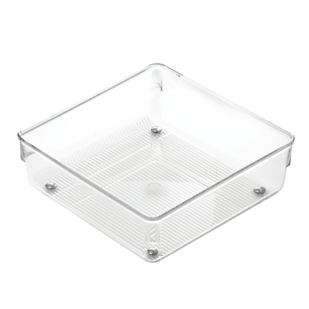 Interdesign 6 in. x 6 in. x 2 in. Clear Drawer Organizer