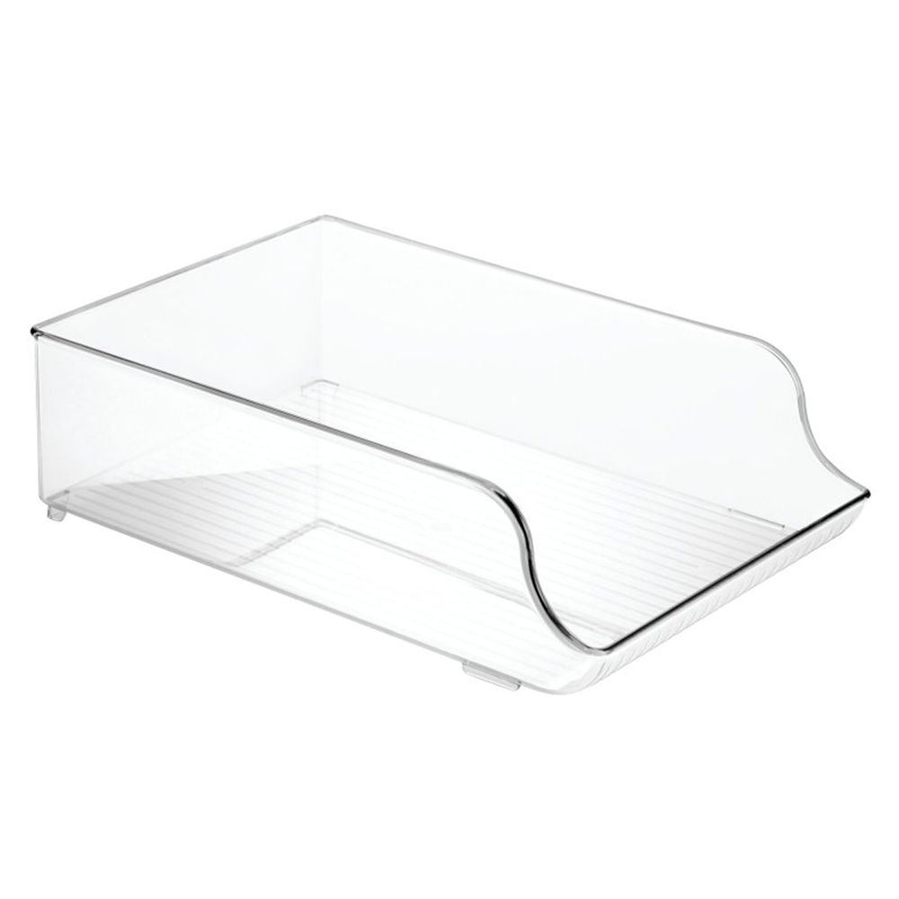 Interdesign 9-Bottle Clear Plastic Water Bottle Storage Organizer