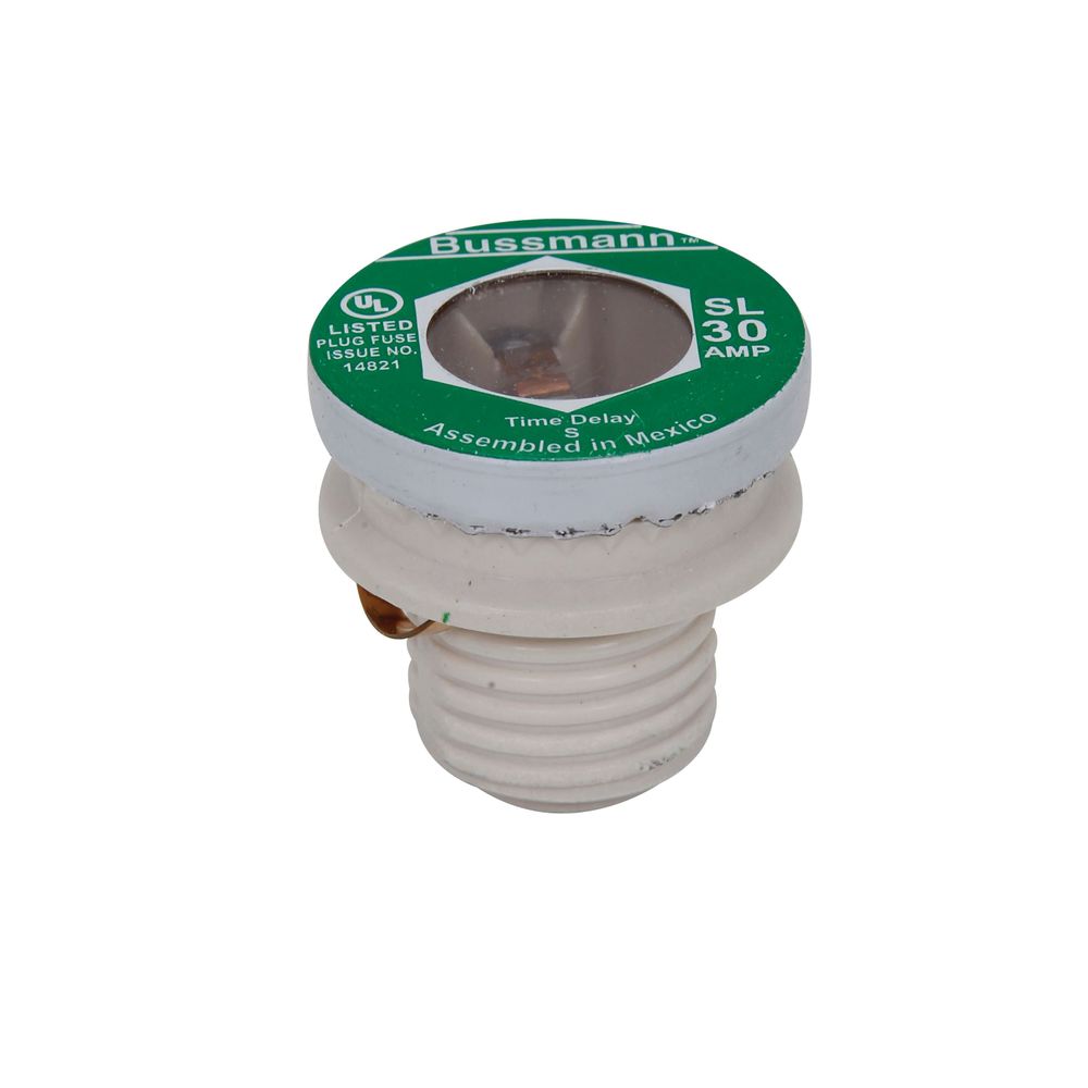 Bussmann 30 Amp SL Time Delay Rejection Base Plug Fuse