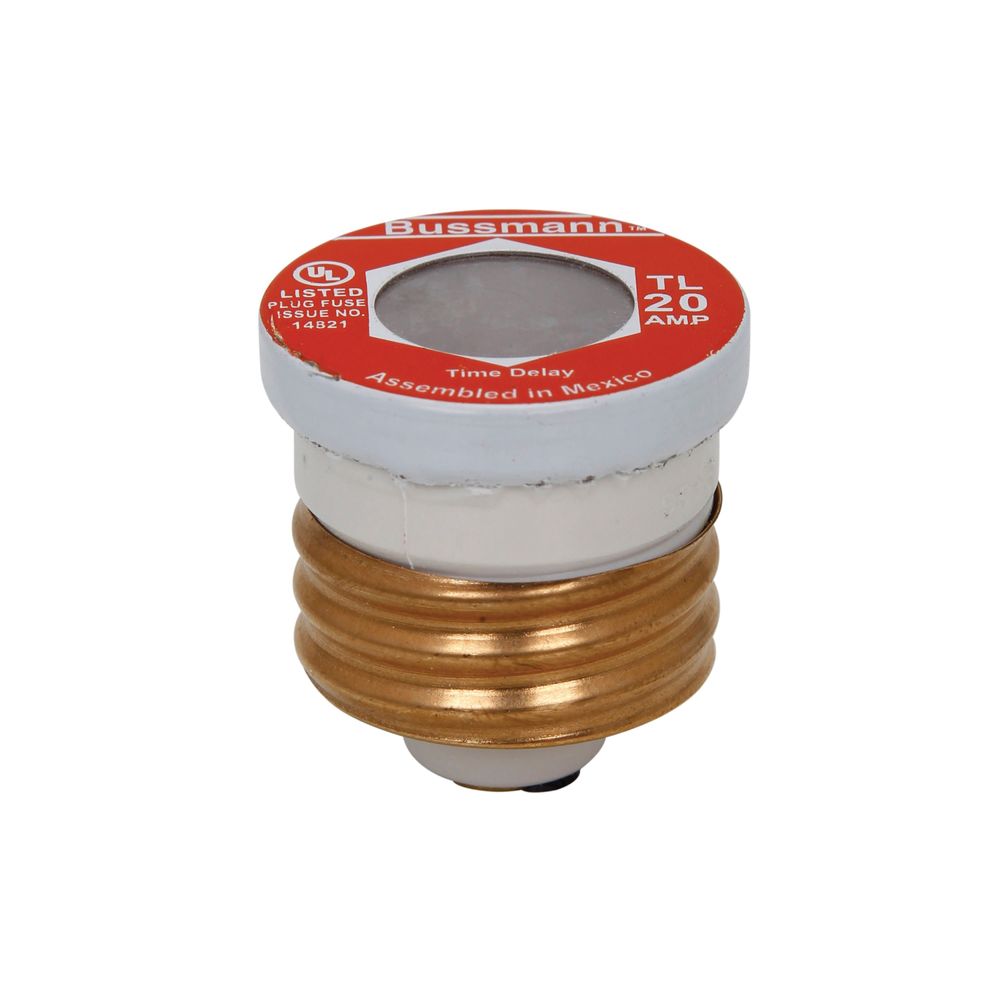 Bussmann 20 Amp Time Delay Edison Base Plug Fuse
