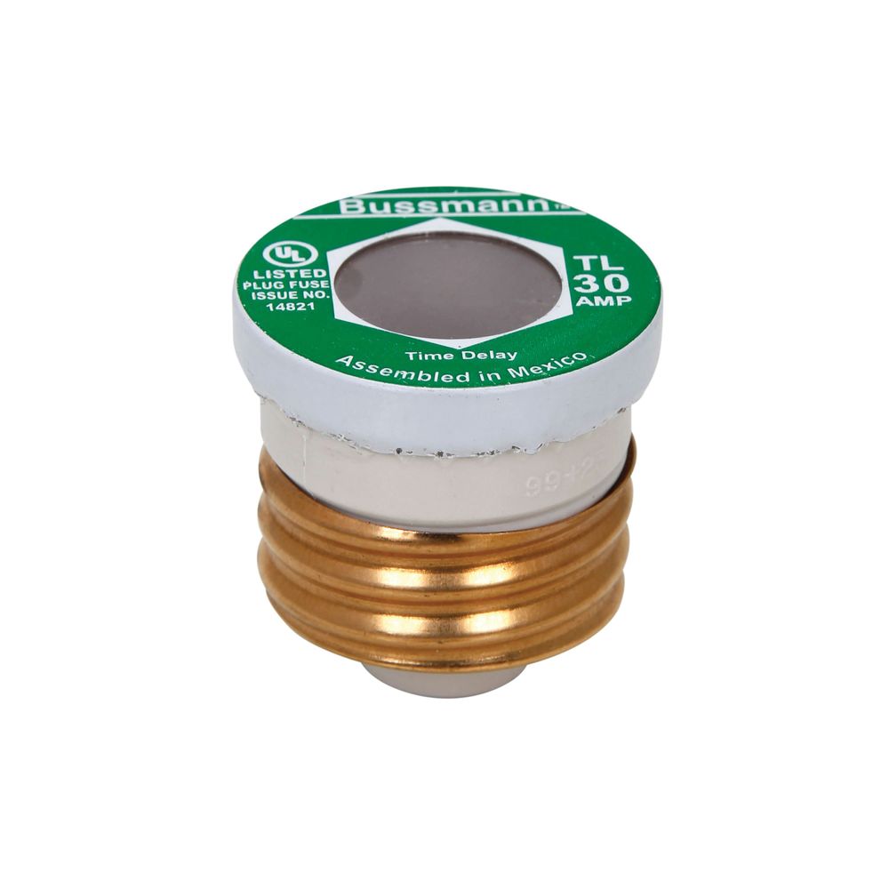 Bussmann 30 Amp Time Delay Edison Base Plug Fuse