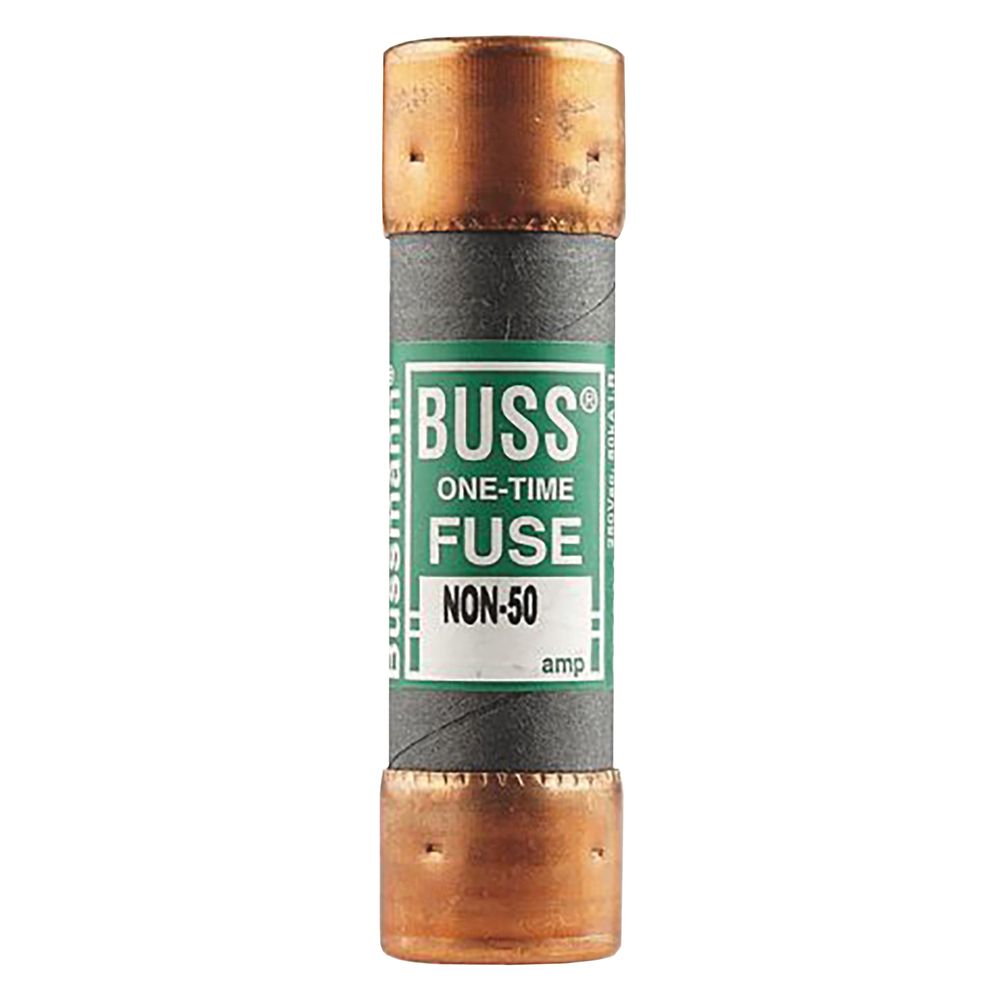 Bussmann 50 Amp One-Time Ferrule Cartridge Fuse